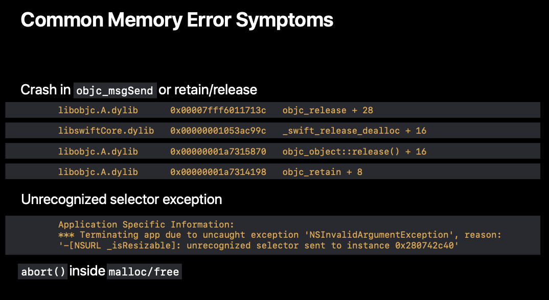 Volatile Memory Crash Code Understanding Crashes and Crash Logs | 纳兰若水